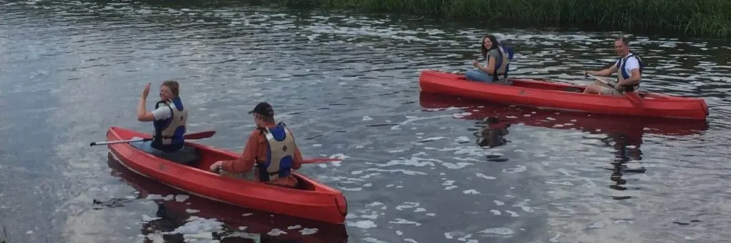 Kano varen in Twente, een echt sportieve dag!