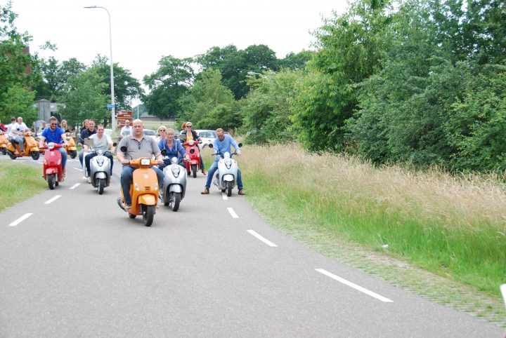 scooter rijden in Twente