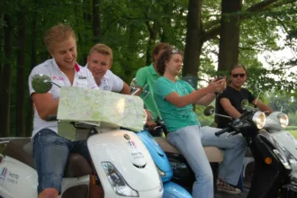 QR Rally met Scooter / E-chopper