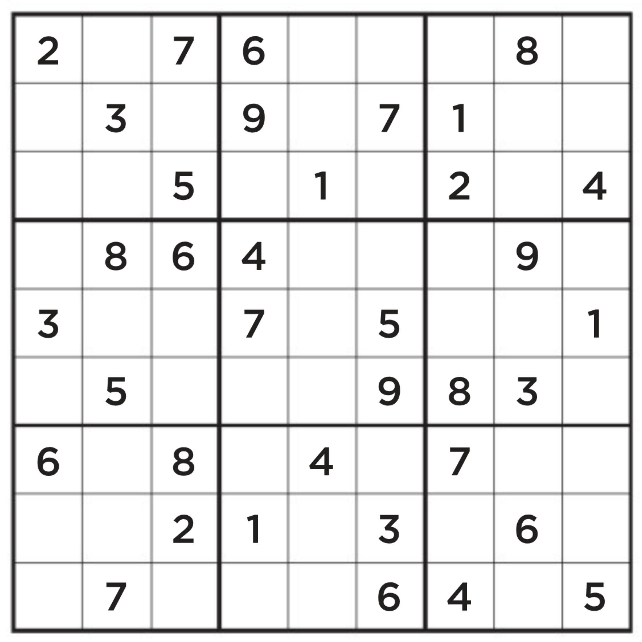 Teken de Sudoku uit en los deze op - Actief Twente