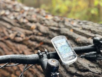 Moutainbike lutterzand Garmin edge