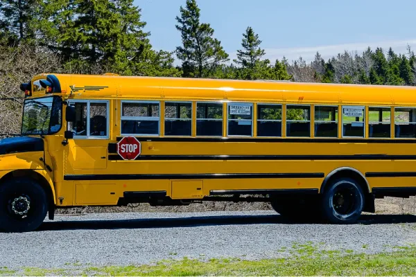 Amerikaanse schoolbus