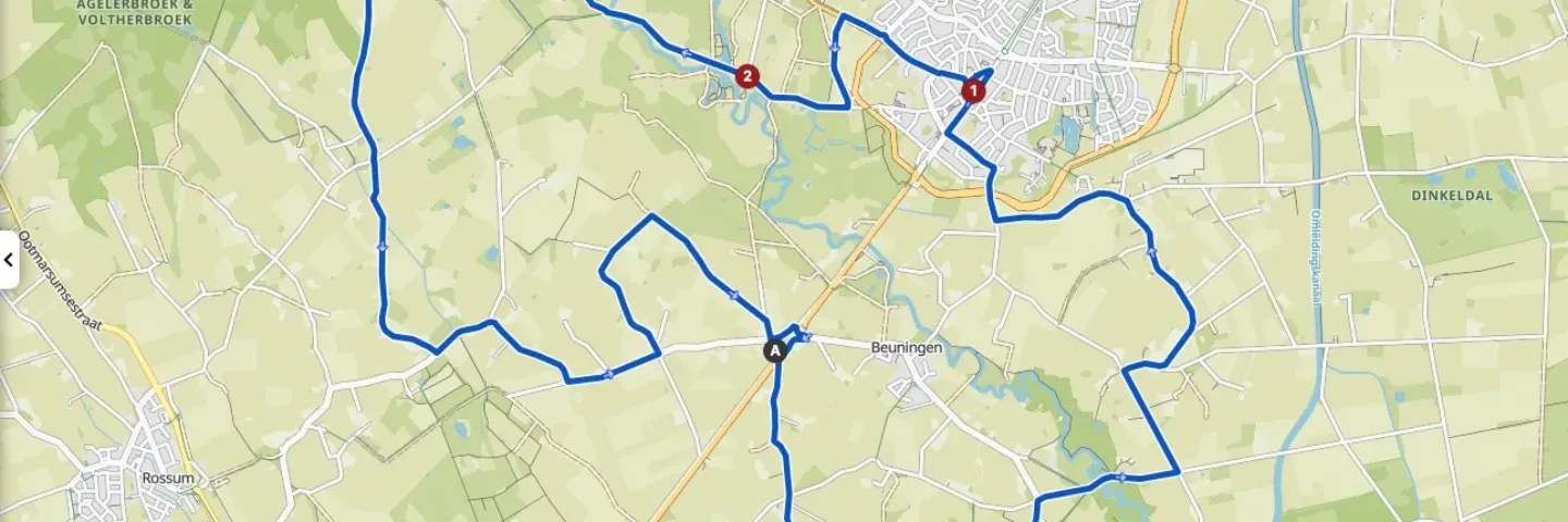 R02 – Denekamp Austiberg route (22,5km)
