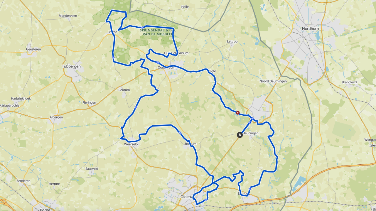 R16 – Compleet dagje Twente (80km)