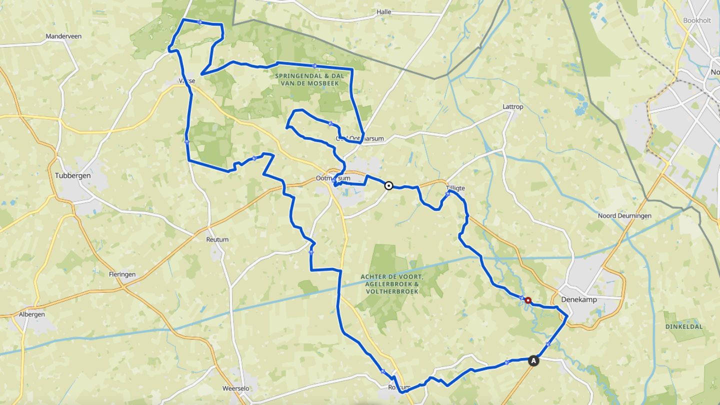 R05 – Ootmarsum, Vasse en Mander route (51km)