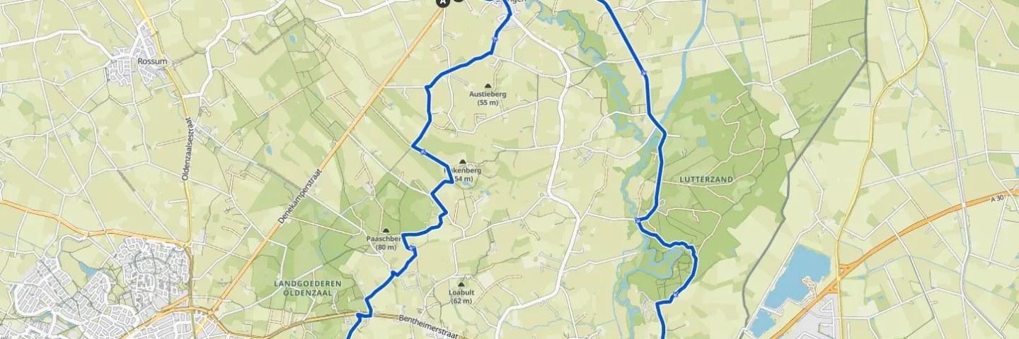 R90 – Lutterzand Paasberg route (25km)