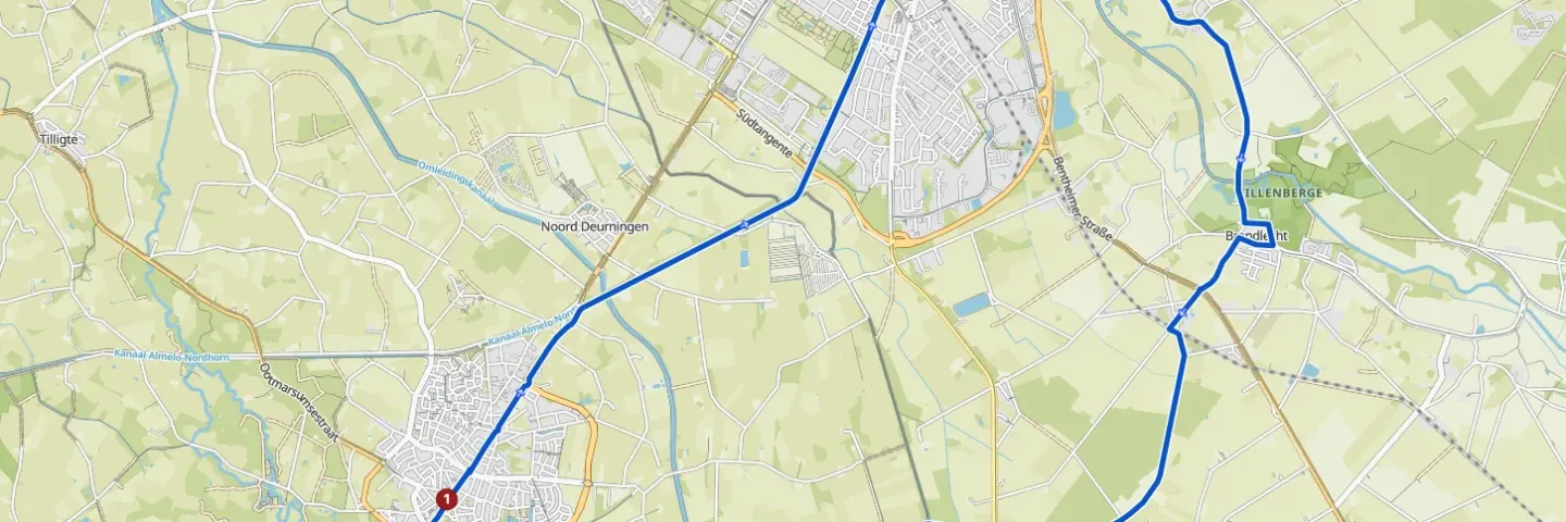 R49 – Terrassen van Twente route (35km)