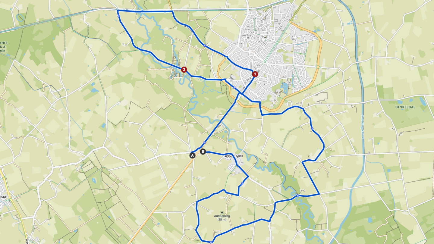 R71 – Denekamp Beuningen route