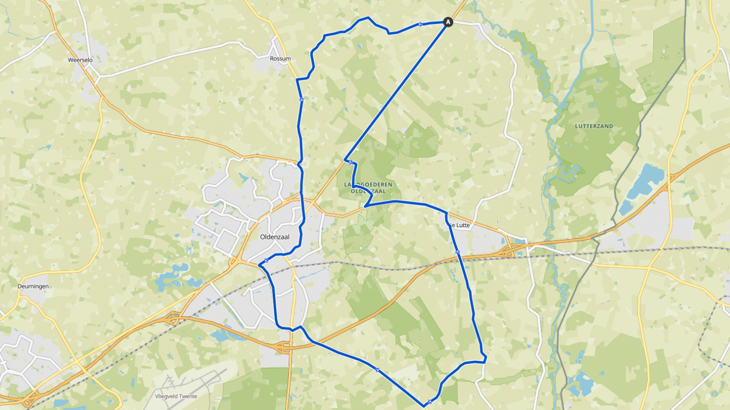 RR02 – Rondje Oldenzaal (30km)